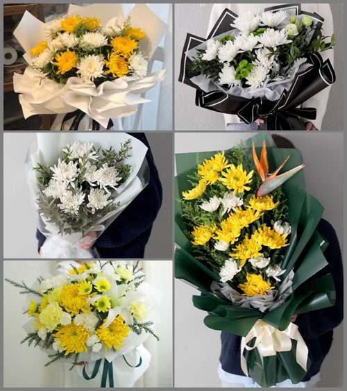 广东梅州市丰顺县潭江镇胜溪村白事花束代送